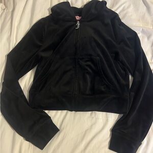 Black Zip-Up Hoodie
